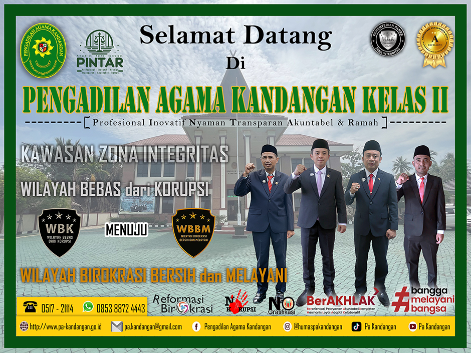 Baner Selamat Datang di Zona Integritas (Perkecil Size) 2025