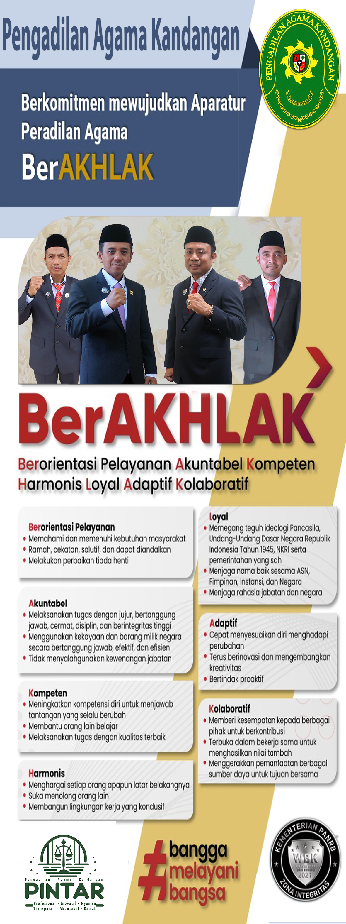 X banner berakhlak 2025